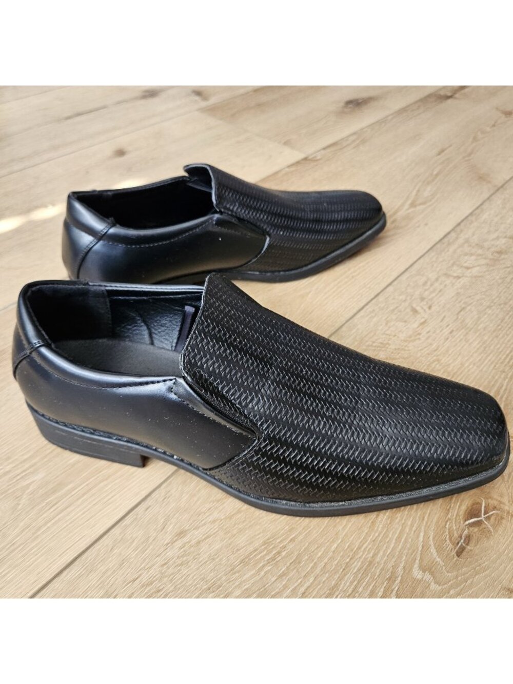 Tim Evans England Mens Loafers Black Shoes Sz 12 Formal Homecoming Wedding Party